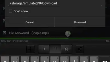 Screenshot von 4shared Music 1