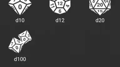 Screenshot von RPG Simple Dice 1