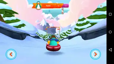 Screenshot von Club Penguin Sled Racer 3