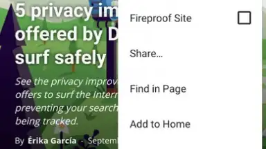 Screenshot von DuckDuckGo Private Browser 6