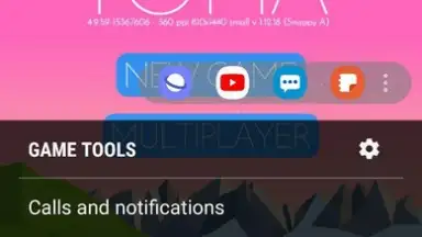 Screenshot von Samsung Game Tools 1