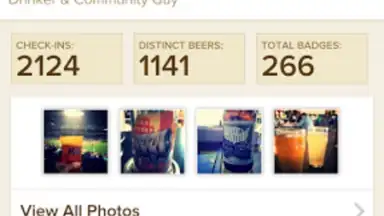 Screenshot von Untappd 7