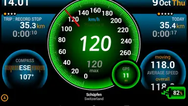 Screenshot von Ulysse Speedometer 11