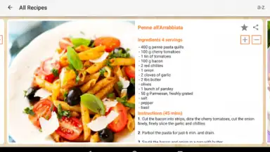 Screenshot von Pasta Rezepte 9