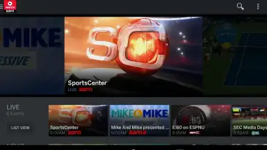 Screenshot von WatchESPN 6