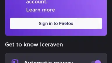 Screenshot von Iceraven Browser 1