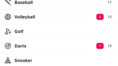 Screenshot von FlashScore 9
