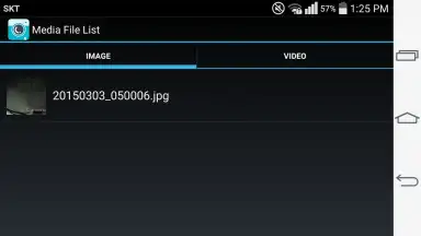 Screenshot von CameraFi 2
