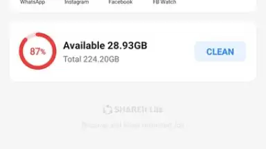 Screenshot von SHAREit Lite 9