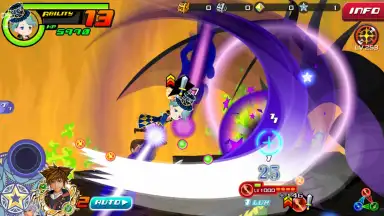 Screenshot von KINGDOM HEARTS Uχ Dark Road (JP) 3
