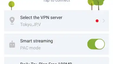 Screenshot von SGreen VPN 1