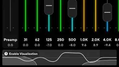 Screenshot von Poweramp Equalizer 10