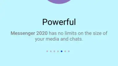 Screenshot von Messenger 2020 4