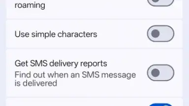 Screenshot von Google Messages 12