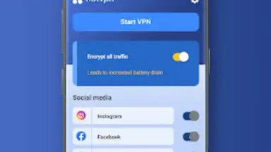 Screenshot von NotVPN 2