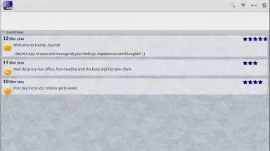 Screenshot von Handy Journal 6