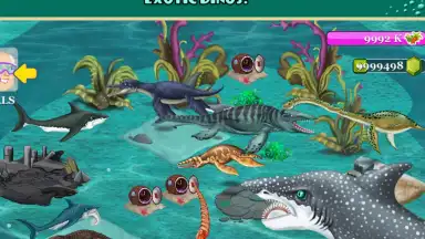Screenshot von Jurassic Sea 4