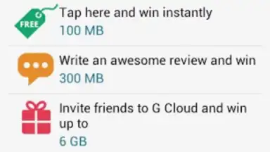 Screenshot von G Cloud Backup 8