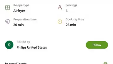 Screenshot von Kitchen+ Airfryer recipes 10