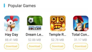 Screenshot von MoboPlay App Store 2
