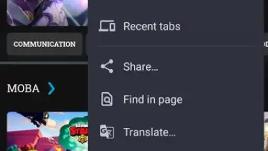Screenshot von Chrome Beta 5