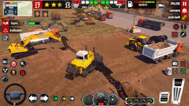 Screenshot von JCB Game Snow Excavator Games 2