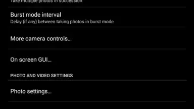 Screenshot von Open Camera 3