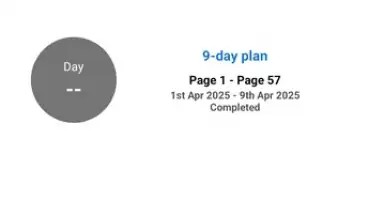 Screenshot von Reading Plan 2