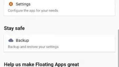 Screenshot von Floating Apps 19
