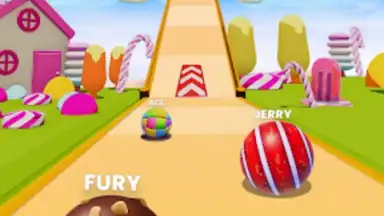 Screenshot von Candy Ball Run - Rolling Games 5