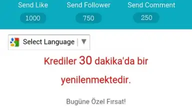 Screenshot von Takipci 750 2
