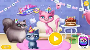 Screenshot von Cat Hair Salon Birthday Party 8