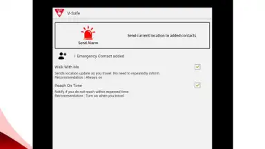 Screenshot von V-Safe 7