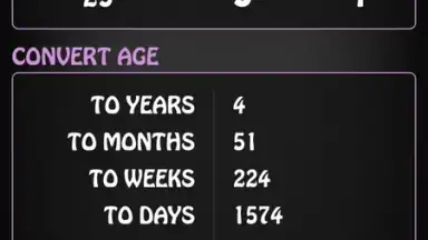 Screenshot von Age Calculator offline pro 3