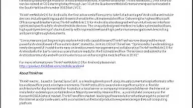 Screenshot von ThinkFree Office Mobile Viewer 4