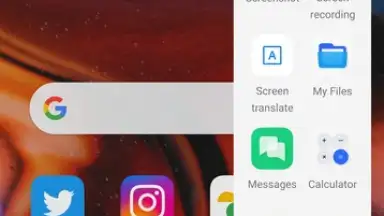 Screenshot von ColorOS Smart Sidebar 2