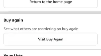Screenshot von Amazon Shopping 2