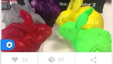 Screenshot von Thingiverse 7
