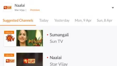 Screenshot von YuppTV LiveTV, Live Cricket 4