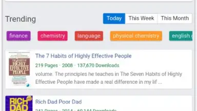 Screenshot von Free library 2
