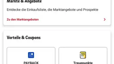 Screenshot von REWE 1
