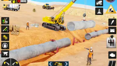 Screenshot von City Road Construction Game 3D 3