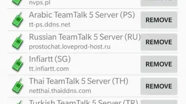 Screenshot von TeamTalk 4