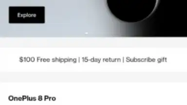 Screenshot von OnePlus Store 4