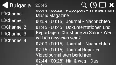 Screenshot von ProgTV 4