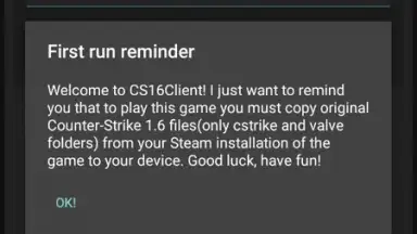 Screenshot von CS16Client 1