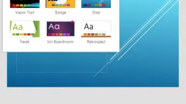 Screenshot von Microsoft PowerPoint 4