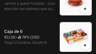Screenshot von Uber Eats 8