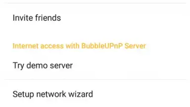 Screenshot von BubbleUPnP 4