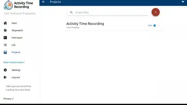 Screenshot von aTimeRecording - Online Time Tracking 1